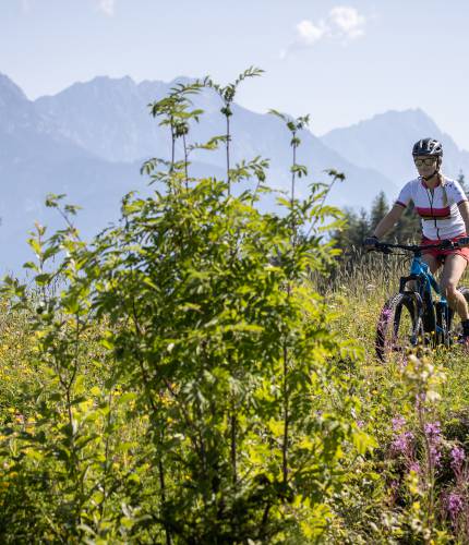 E-Bike fahren - Hotel Schütterhof