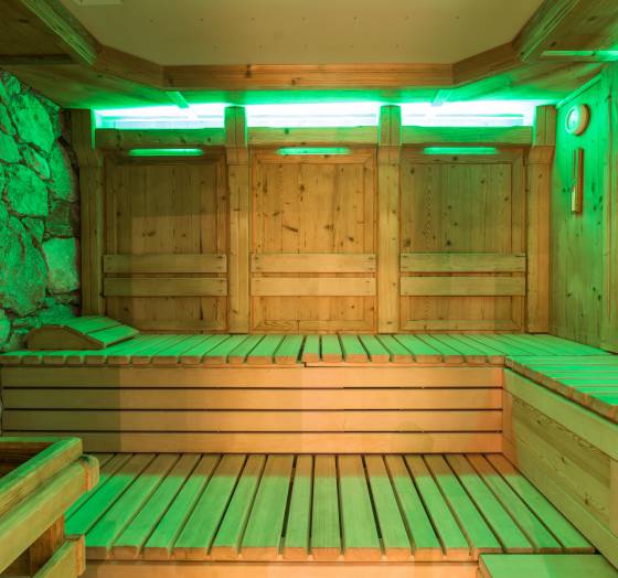 Bio sauna & Finnish sauna in the Family Spa at the hotel Schütterhof